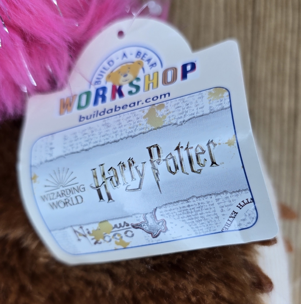New Build-A-Bear Pink Sloth With Ravenclaw Costume‎ - Picture 5 of 12